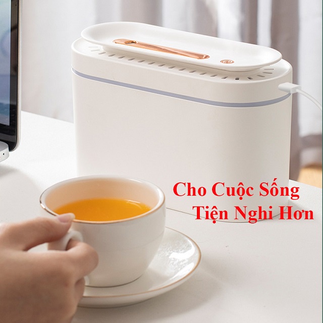 Máy tạo độ ẩm không khí, khuếch tán tinh dầu phun sương cao cấp - Bảo hành 12 tháng