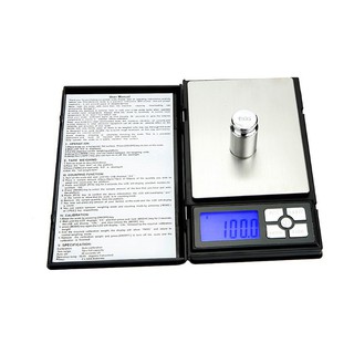 Cân tiểu ly mini bỏ túi beemun 0.01g đến 500g (Đen)