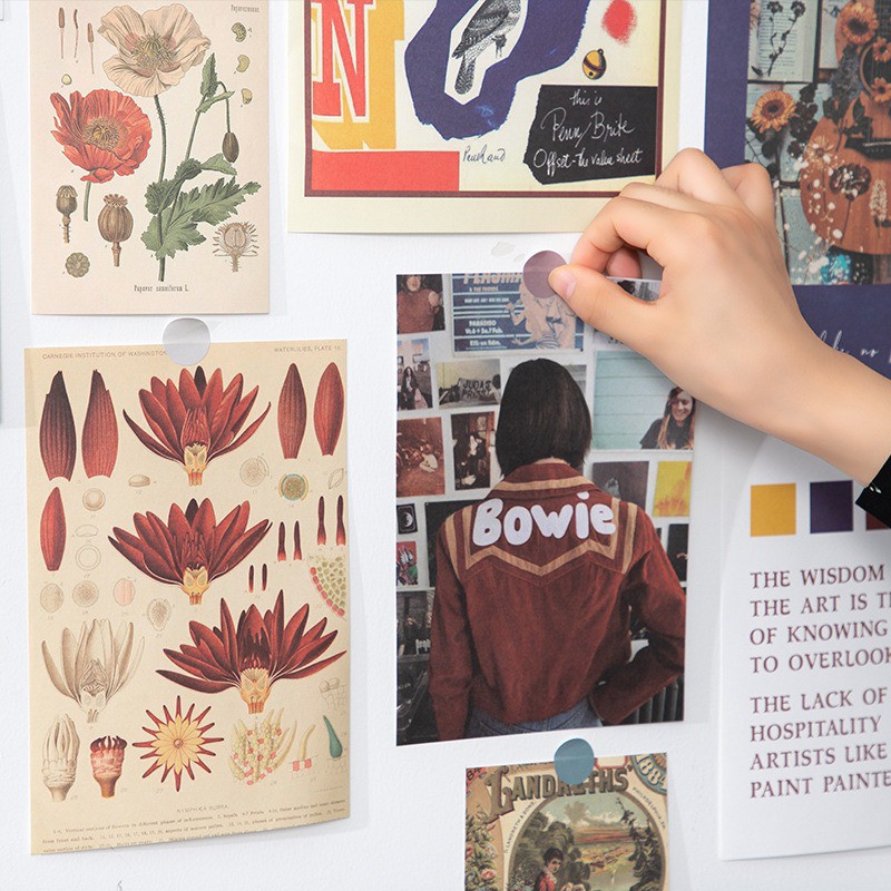 Ảnh trang trí poster dán tường hình decor vintage aesthetic retro postcard bưu thiếp tranh giấy treo phòng ngủ bàn học | BigBuy360 - bigbuy360.vn