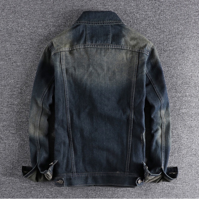 Áo khoác Jean bụi phong cách Retro