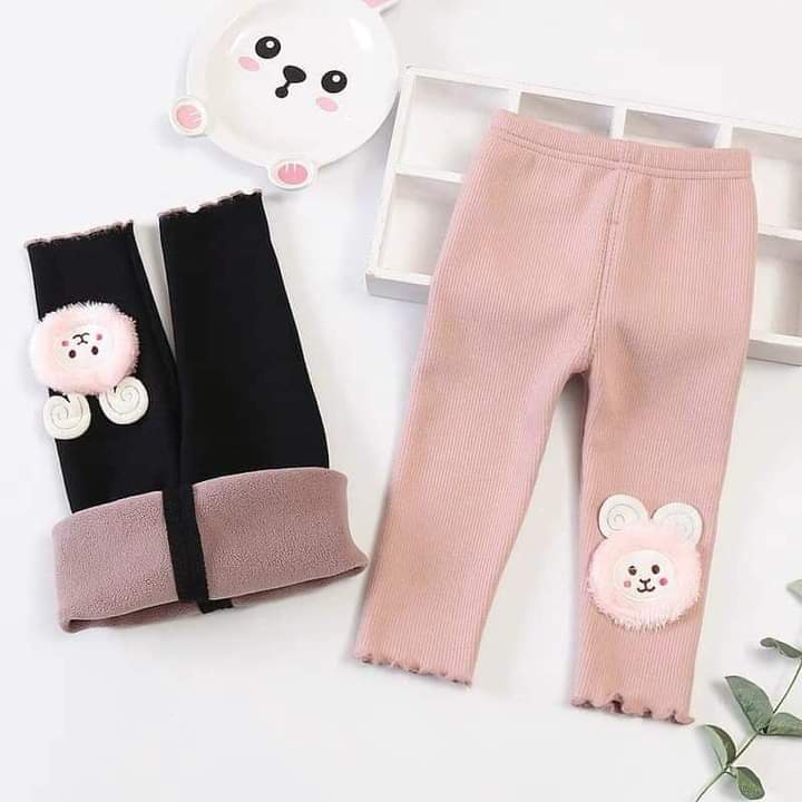 Quần nỉ lót lông Quảng Châu cho Bé Gái size nhỡ từ 8-25 kg.