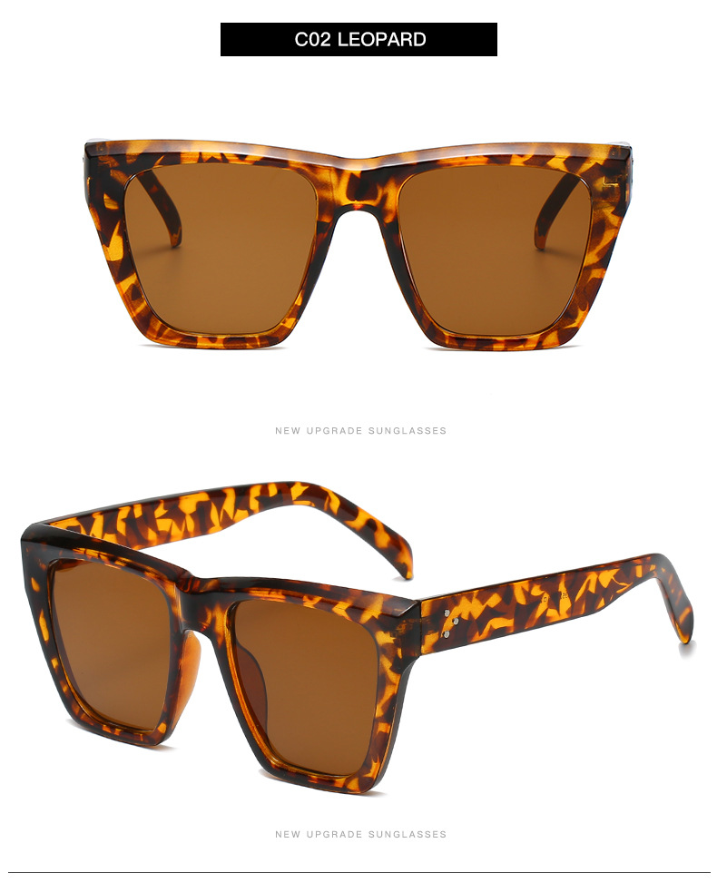 Kính Mát Gọng Vuông Màu Sắc Ngọt Ngào Phong Cách Retro | BigBuy360 - bigbuy360.vn