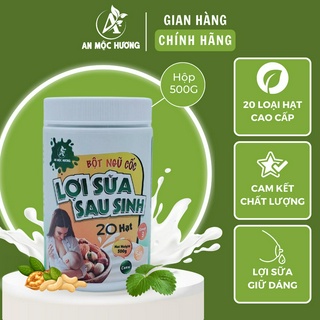 Bột ngũ cốc lợi sữa An Mộc Hương 20 loại hạt (500G) - Con bú no nê, mẹ không lo béo