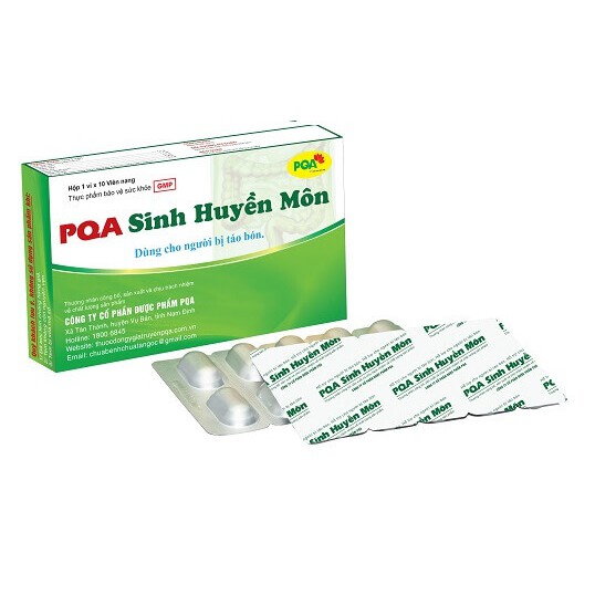 PQA Sinh Huyền Môn Dùng Cho Người Bị Táo Bón Lâu Ngày
