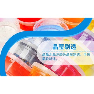 Đồ chơi slam( Chất nhờn ma quái)  1 hộp 6 lọ