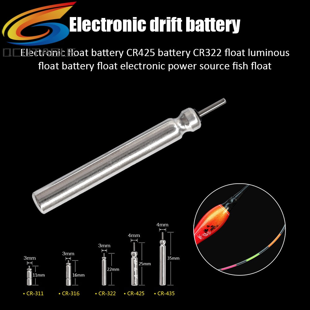 Bộ 10 pin Lithium CR322 CR42 dạ quang