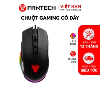 Chuột Gaming Cao Cấp FANTECH UX1 HERO 16000DPI LED RGB 16,8 Triệu Màu 8 Phím Macro Phần Mềm Tùy Chỉnh Riêng - Chính Hãng