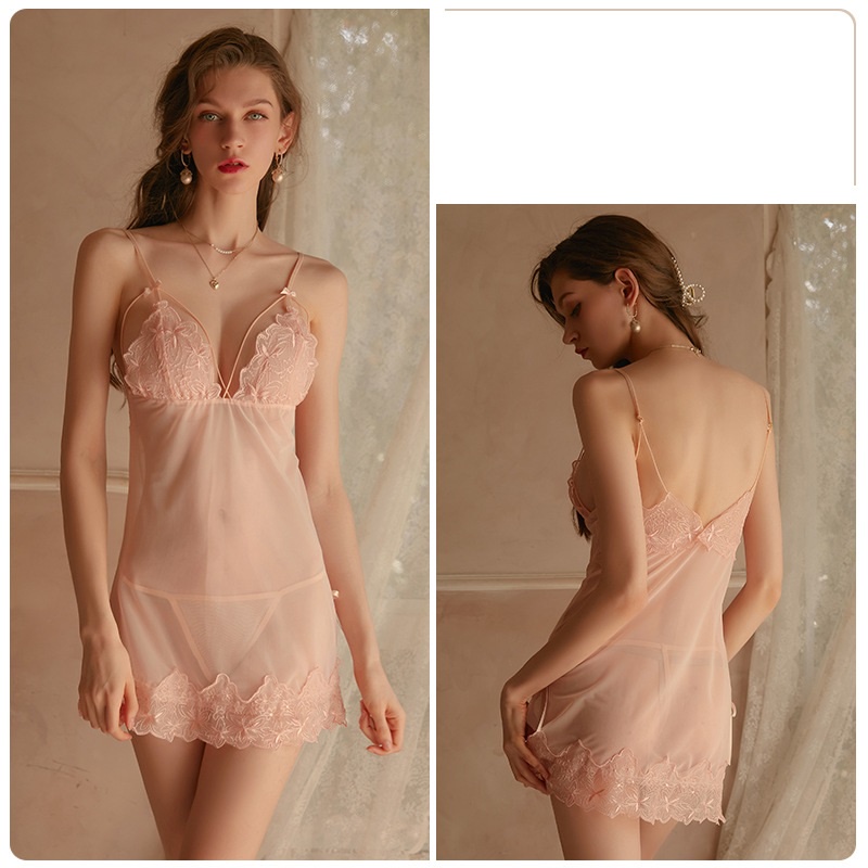 [HÀNG CAO CẤP] Váy ngủ ren quai kép Cao cấp 1616