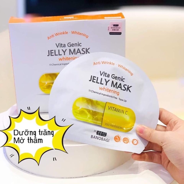Mặt Nạ Viên Thuốc BNBG Vita Genic ❤️ Mặt Nạ Vitamin đủ 4 màu ❤️ Cam kết chính hãng - 20ml | Thế Giới Skin Care