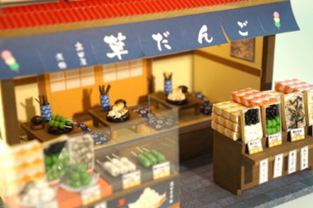 Mô Hình Gỗ DIY - Thế Giới Tí Hon - Tiệm Bánh Dango Nhật Bản QA02