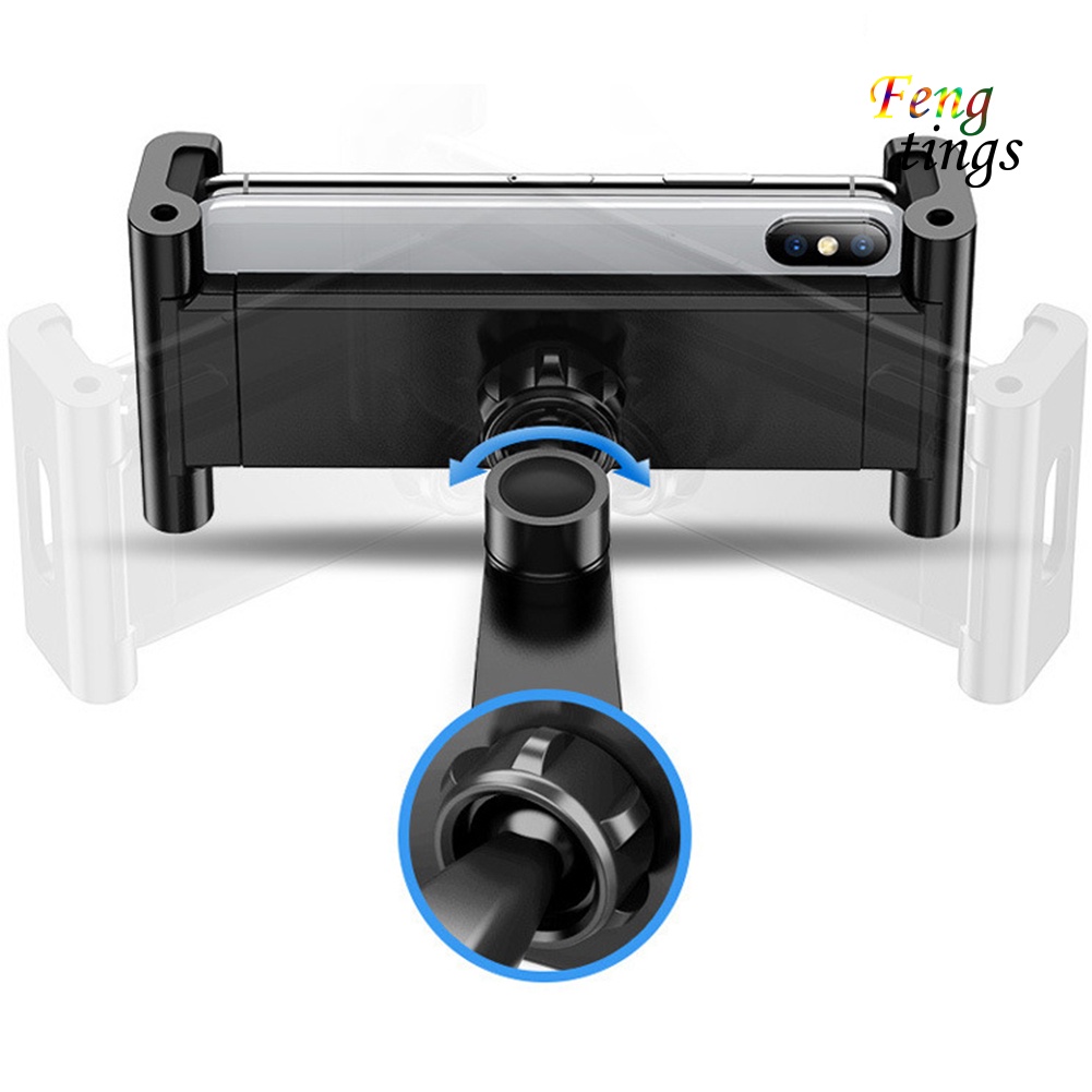 Giá đỡ điện thoại/máy tính bảng gắn ghế sau xe hơi thông dụng có thể điều chỉnh