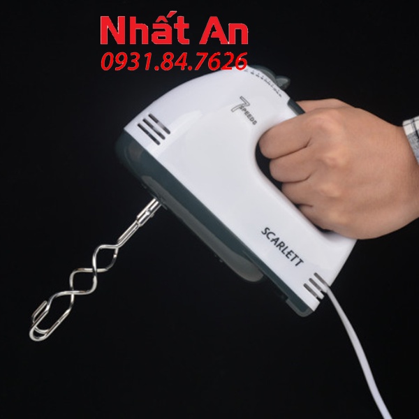 Máy đánh trứng cầm tay điện gia dụng Scarlett 180W