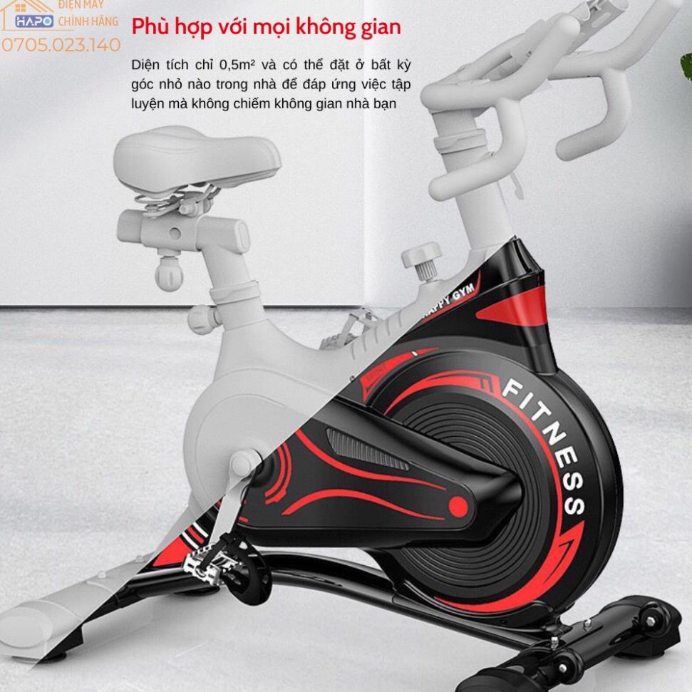 Xe đạp tập thể dục tại nhà cao cấp giúp giảm mỡ cảm biến nhịp tim, Xe đạp thể thao Fitness tập gym không gây tiếng ồn