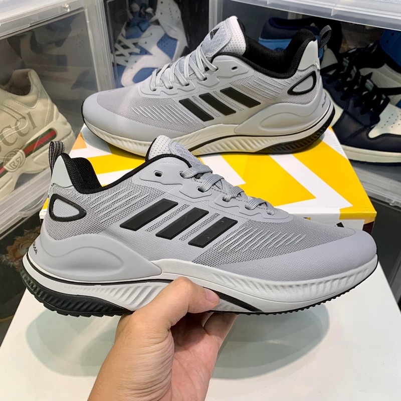 Giày sneaker alphamagma xám đen