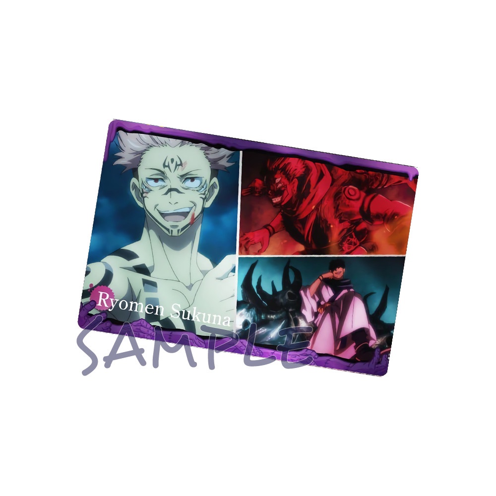 (1 tấm) Ảnh card bo góc in hình JUJUTSU KAISEN Chú Thuật Hồi Chiến thẻ bo viền 5*8cm anime chibi sưu tầm