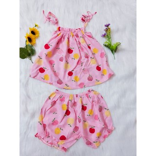 Bộ tole 2 dây cho bé gái