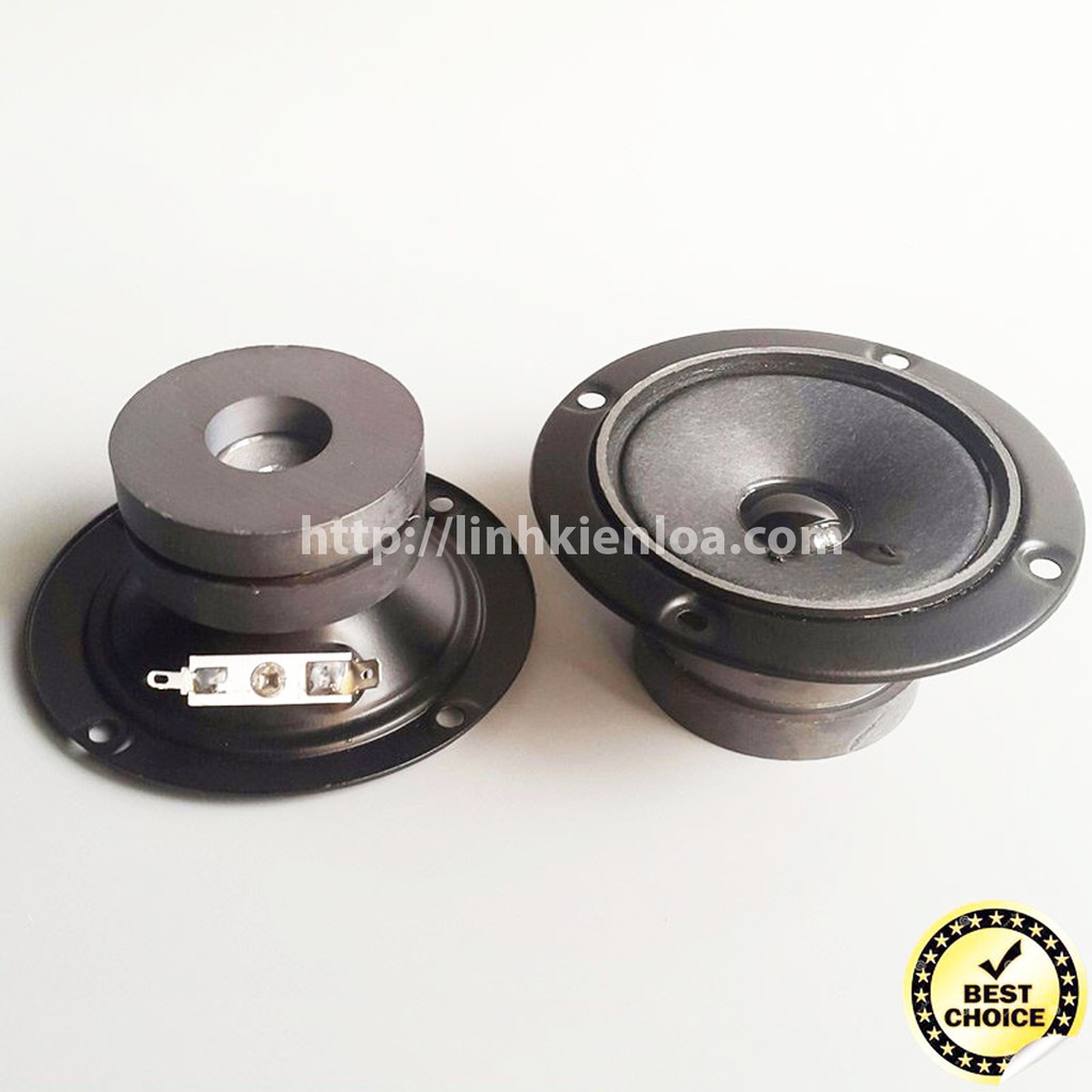 Củ loa Treble giấy đường kính 100mm Từ đôi (02 Nam châm) - Chuyên dùng cho Loa nghe nhạc, Loa karaoke, Loa gia đình
