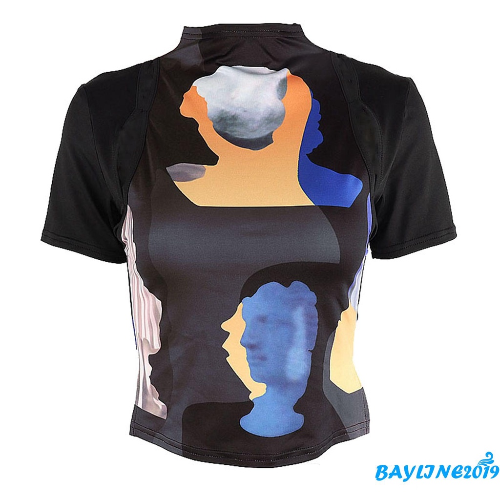 Áo thun tay ngắn cổ tròn thời trang dành cho nữ