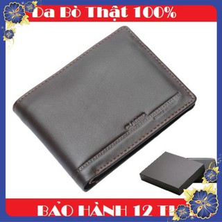 Ví nam da bò thật 100% cao cấp siêu bền | bóp da nam tặng kèm hộp - classiic clas tranhuynhshop23