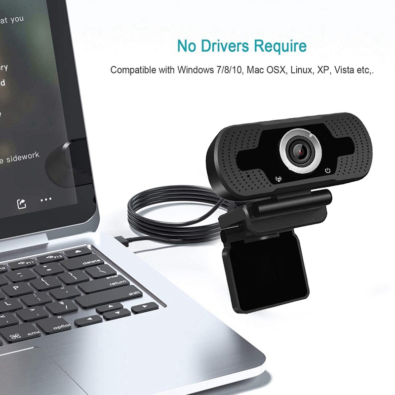 Webcam 1080p 30fps 2m Pixels Full Hd Tích Hợp Micro Cho Skype Youtube Pc Laptop | BigBuy360 - bigbuy360.vn
