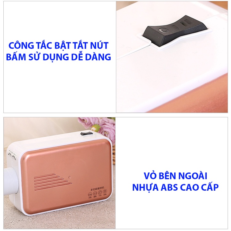 Máy sấy quần áo đa năng, Dễ lắp ráp, hỗ trợ diệt khuẩn cho quần áo, Tiện lợi cho mọi gia đình dễ dàng sủ dụng