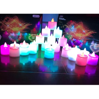 Combo 3 Đèn LED Trang Trí Hình Nến Lung Linh - đèn nến led mini