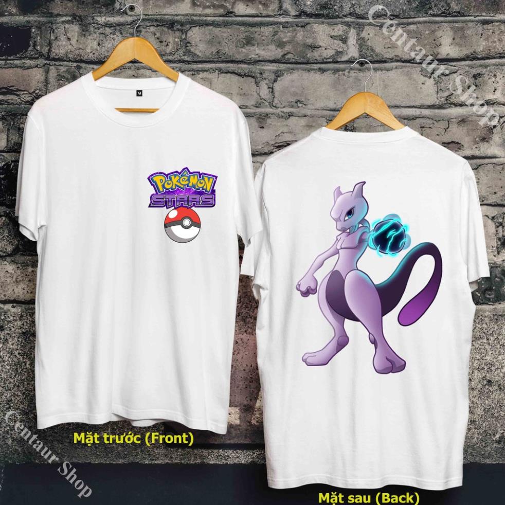 [ƯU ĐÃI] 🎁 Áo Mewtwo - Áo Mewtwo Mega - Mewtwo T-Shirt siêu đẹp - MWT-002