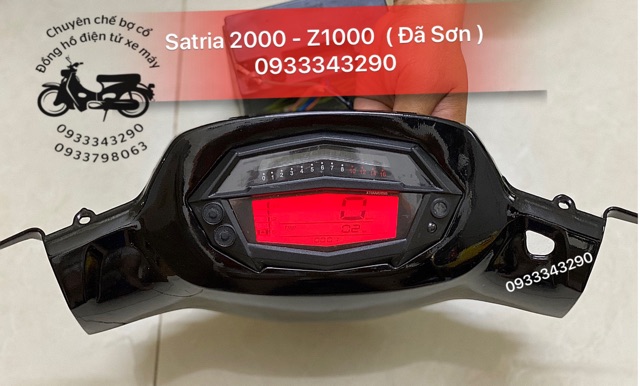 Trọn Bộ Bợ Cổ Satria 2000- Chế Đồng Hồ Z1000