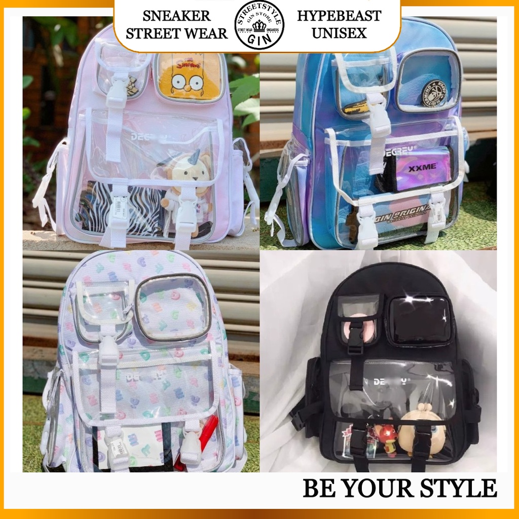 Balo Degrey Backpack Loang Màu - Balo Đi Học Nam Nữ Thời Trang Nhiều Ngăn Tiện Dụng Chống Thấm Nước Cao Cấp - Gin Store