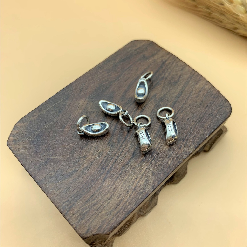 Charm treo thỏi bạc loại nhỏ bạc thái - Charm Bạc 925 - Mã CA535