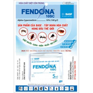 THUỐC DIỆT MUỖI VÀ CÔN TRÙNG FENDONA 10SC