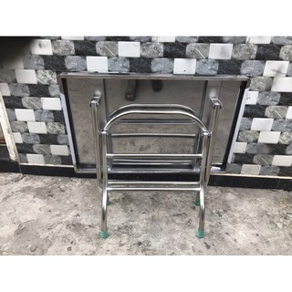 (Giá kho) Bàn vuông inox 304 siêu rẻ 50*80 giá xưởng sản xuất