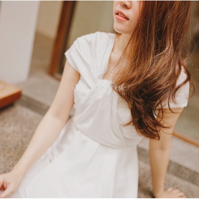 Đầm kiểu chéo vai nữ Emmeline Dress