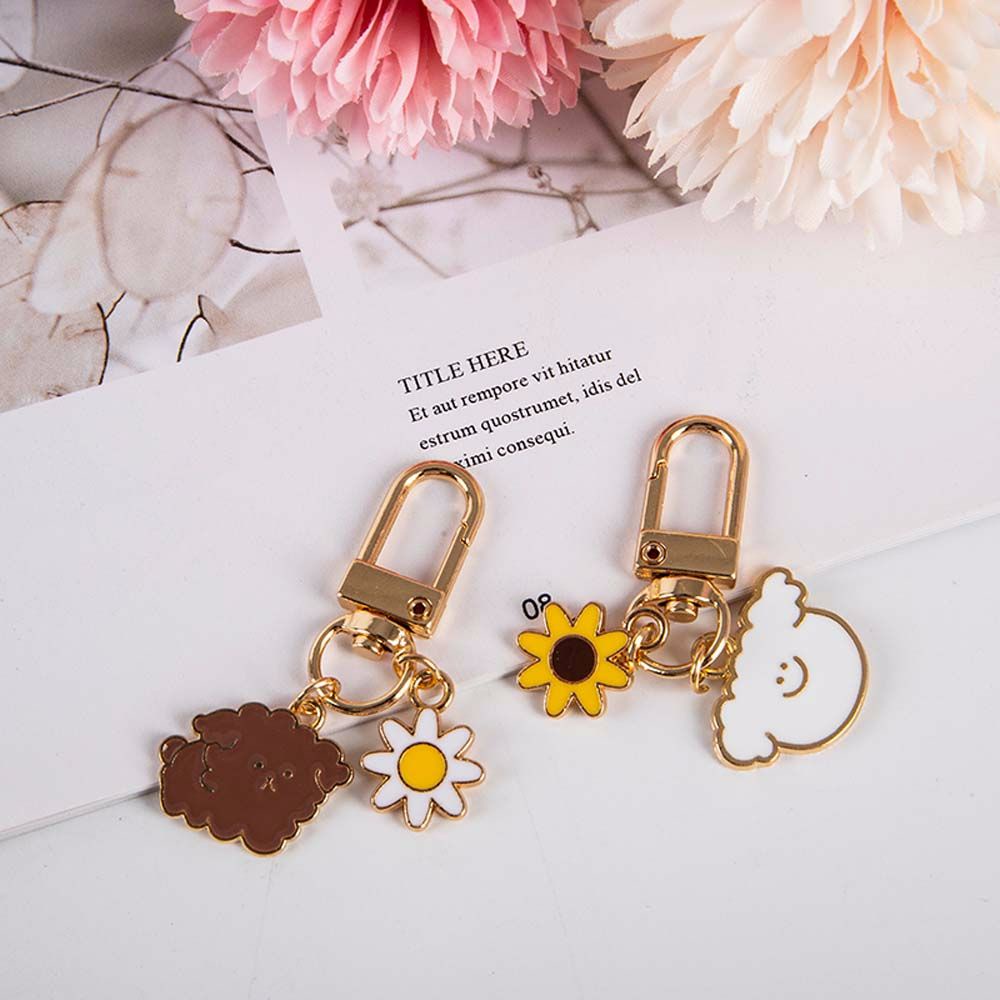 Móc khóa họa tiết hoạt hình dễ thương