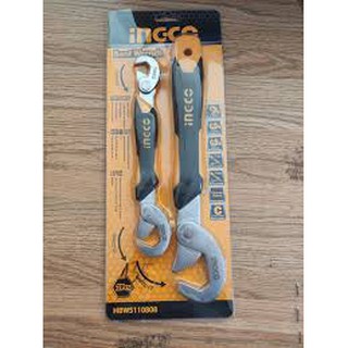 Bộ mỏ lết đa năng Ingco HBWS110808
