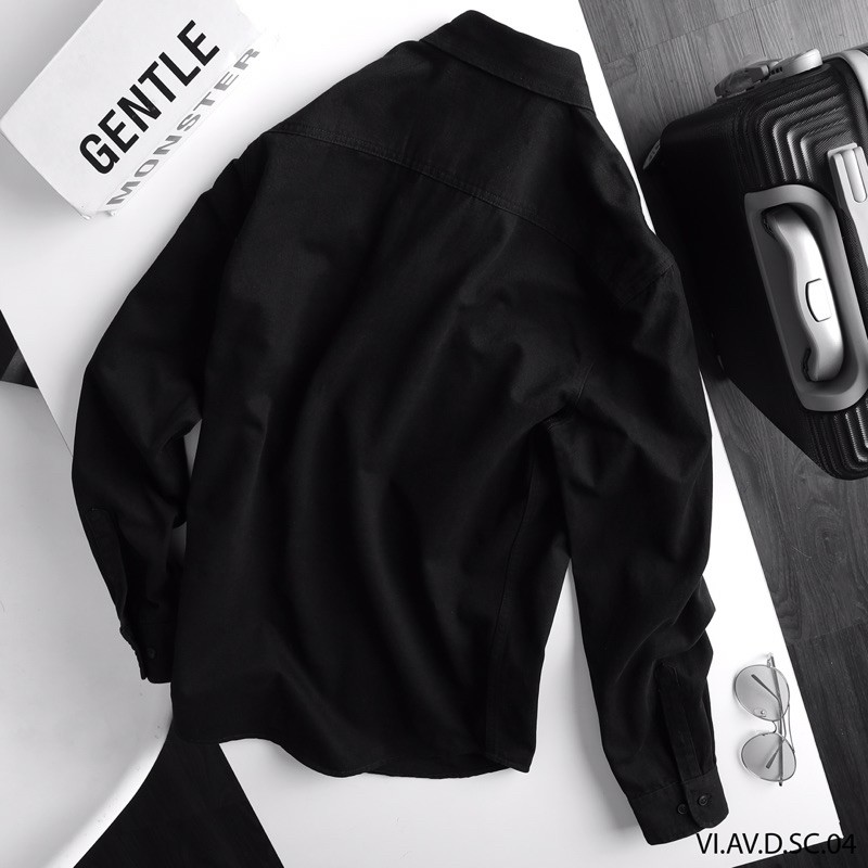 [BST cao cấp] Áo sơmi nam dài tay kaki túi nắp | BigBuy360 - bigbuy360.vn