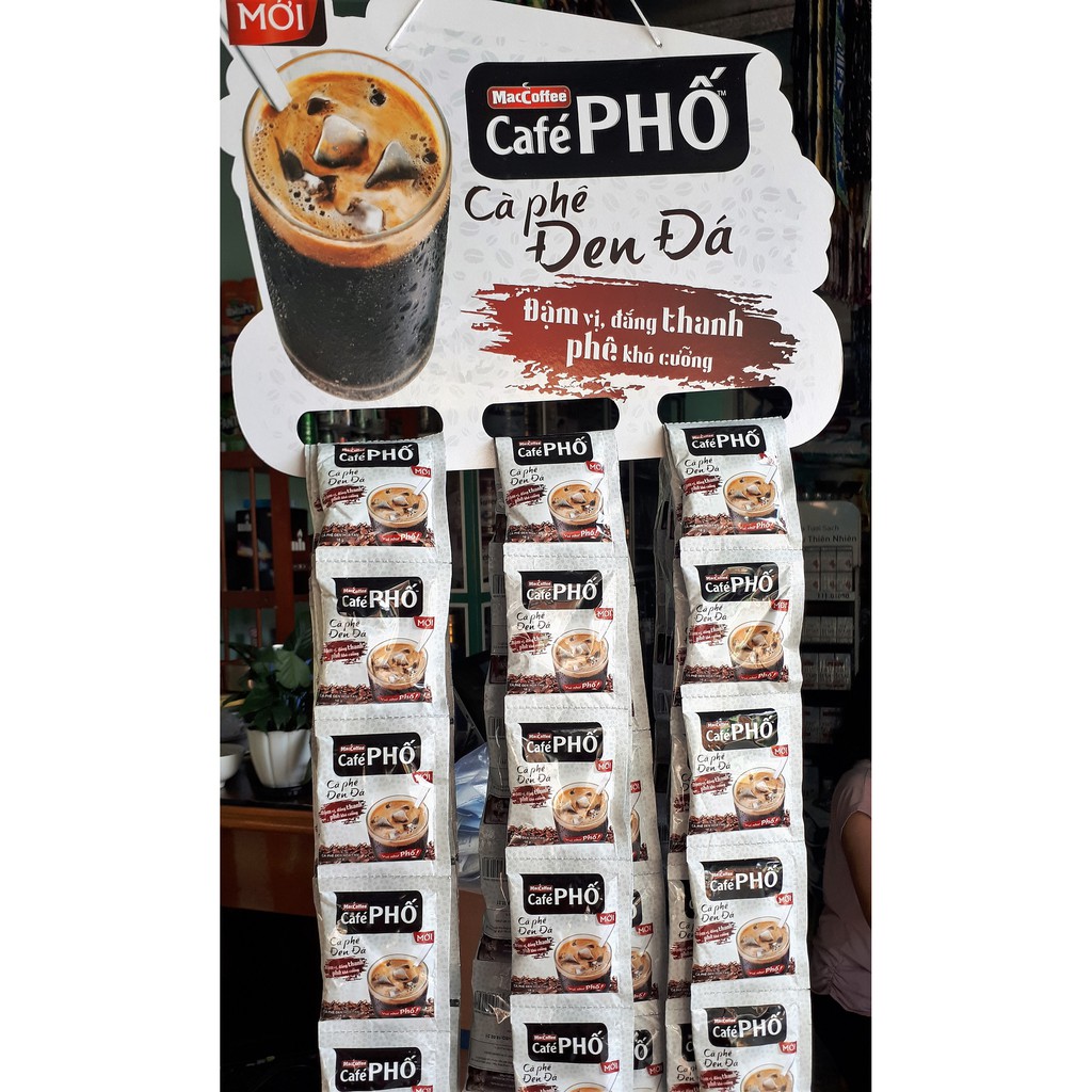 Cafe Phố Đen Đá dây (16gr x 10 gói)