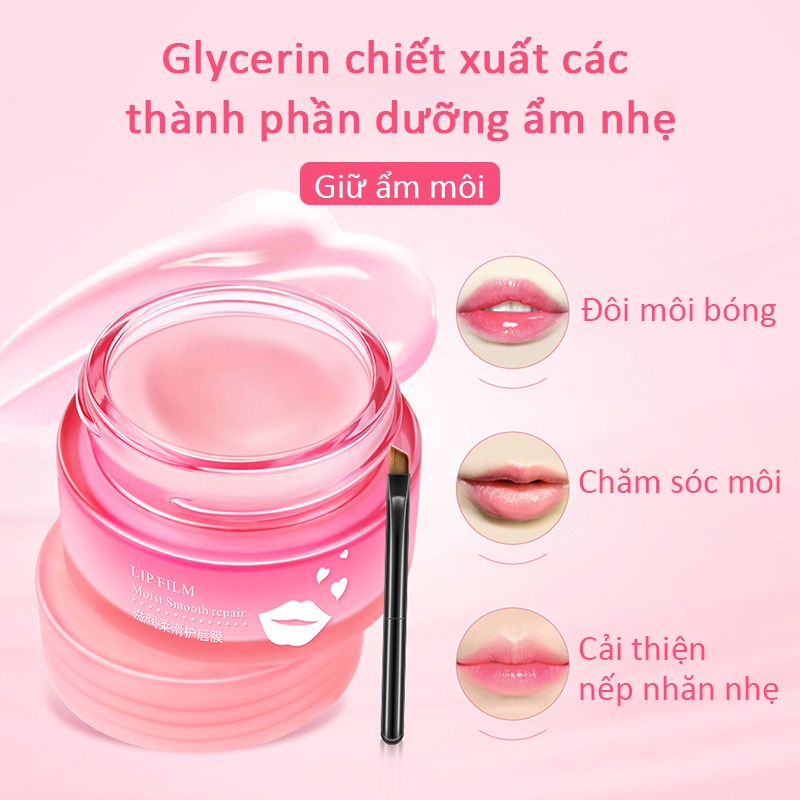 [HCM] Run Sleep Lip Mask Tẩy tế bào chết dưỡng ẩm Lip Balm Chăm sóc môi Lip -CM0001