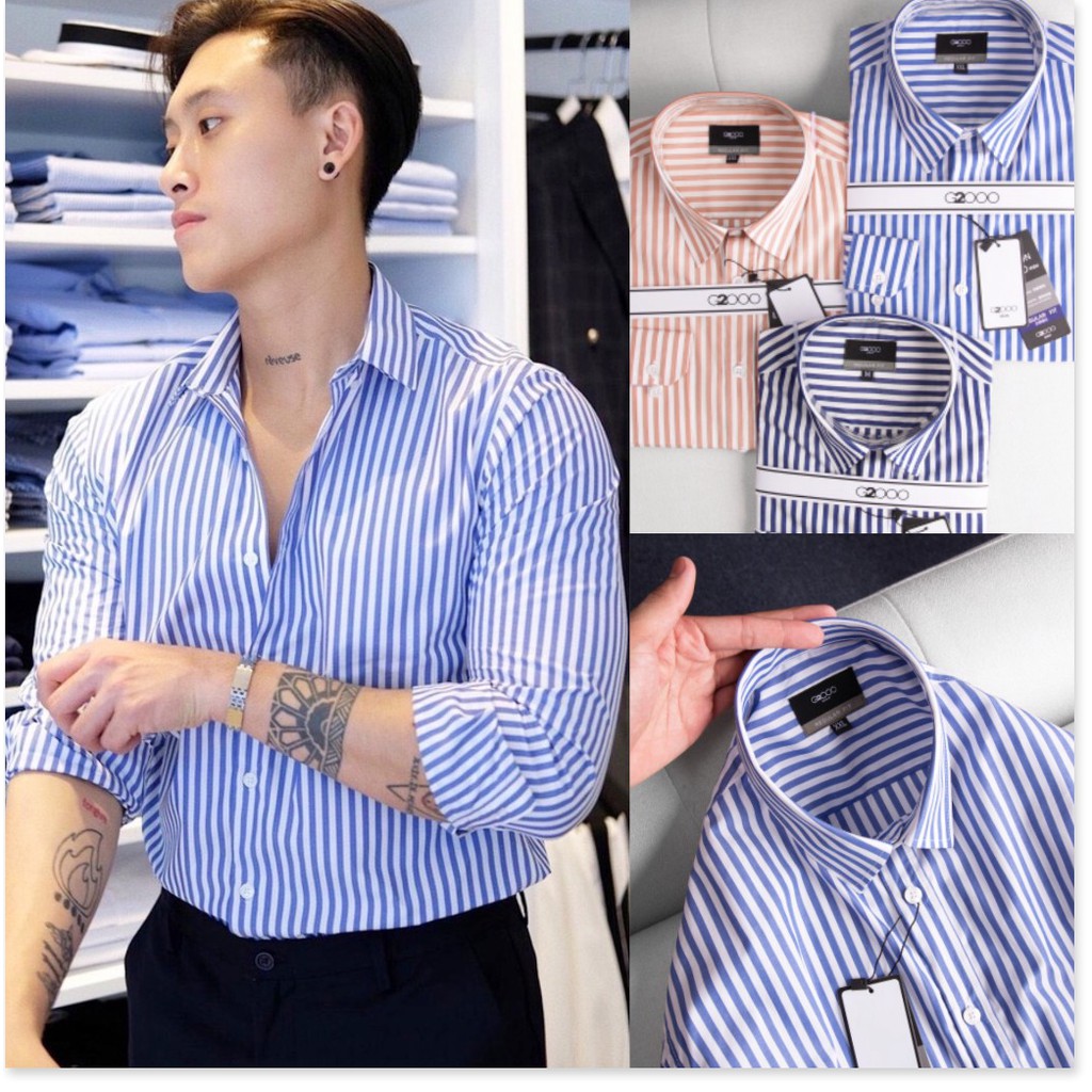 Áo Sơ Mi nam Dài Tay Xịn Sò Chuẩn Shop  [Hàng Vnxk] HP