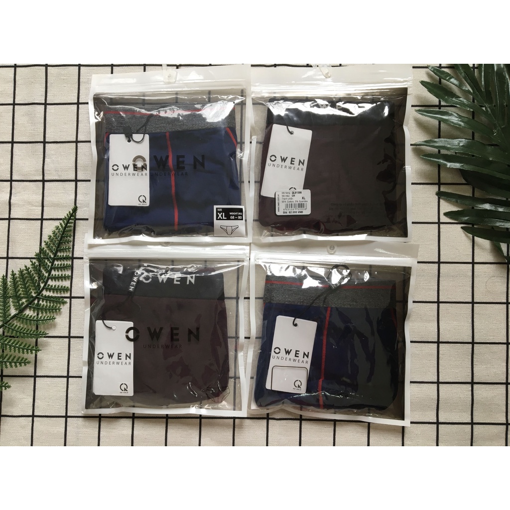 ⚡ XẢ KHO OWEN⚡ Quần sịp đùi OWEN, quần lót nam ❤️FREE SHIP❤️thoáng mát , chính hãng đủ tem mác, video cận chất vải