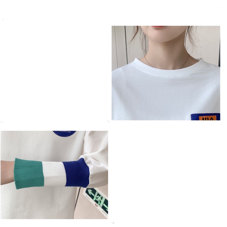 Áo Thun Nỉ Bầu Dài Tay Dày Dặn AB283