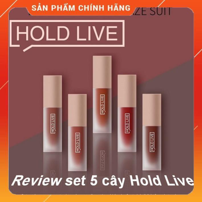 [HÀNG CHÍNH HÃNG] Set 5 Thỏi Son Kem Lì Mini Light Matte Lip Glaze Suite Dupe Fenty Beauty Giorgio Armani