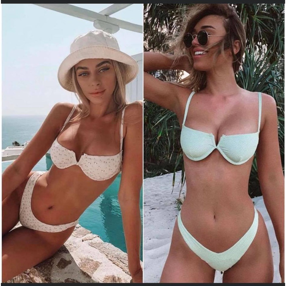 SALE bikini 2 mảnh họa tiết chấm bi,hoạt tiết hoa nhí HOTTREND 2021 bikini nữ đồ bơi nữ sexy quyến rũ - Hàng nhập khẩu