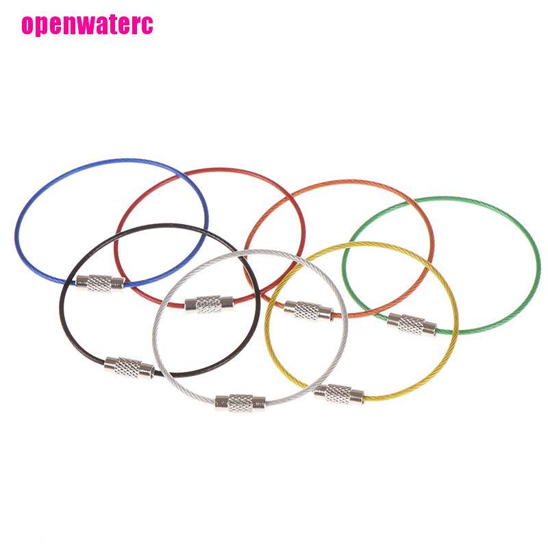 Set 5 dây thép không gỉ làm móc khóa tiện dụng cho cắm trại