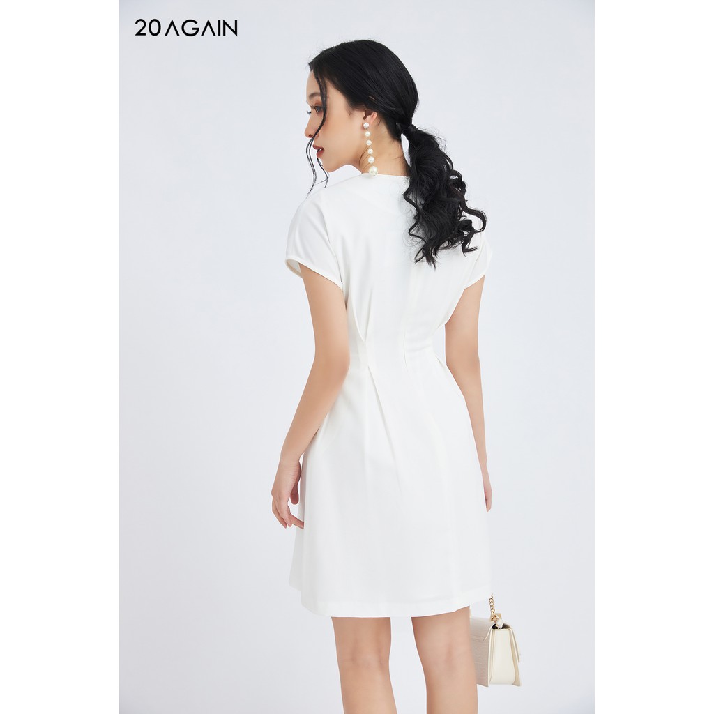Đầm xòe ngắn tay liền vai vạt chồng - 20 Again - DEA1118 | BigBuy360 - bigbuy360.vn