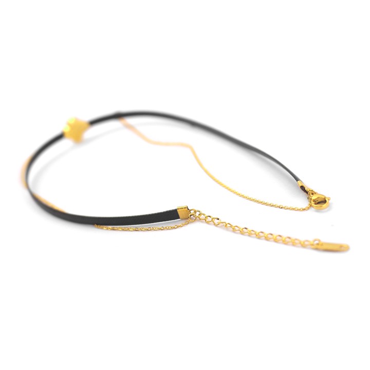 DÂY CHUYỀN TITAN  THỜI TRANG CHOKER TN291 ĐẸP SIÊU BỀN MÀU