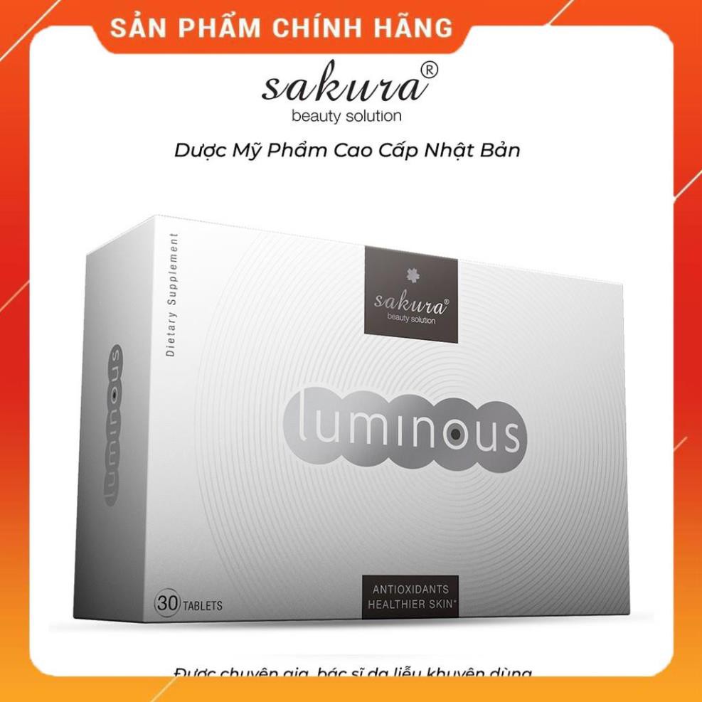 Viên uống trắng và căng mượt làn da SAKURA LUMINOUS