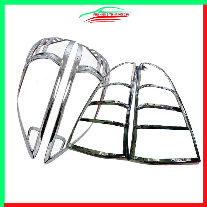 Ốp viền đèn pha hậu mạ crom Innova 2012-2015 chống trầy trang trí bảo vệ xe
