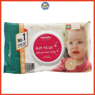 Khăn giấy ướt Mamamy 80 tờ không mùi