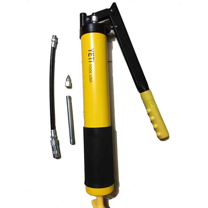 Tay Bơm Mỡ, Súng Bơm Mỡ YETI Cao Cấp 600cc Hàng Chuẩn